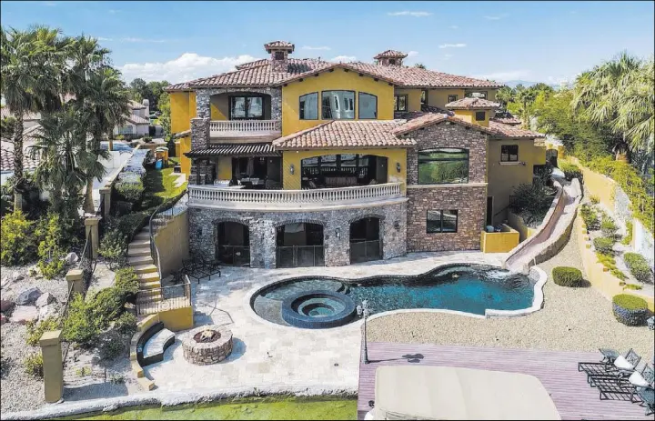  ?? Team Carver Berkshire Hathaway Home Services ?? Retired profession­al boxer Beibut Shumenov has listed his luxurious Lakes Estates at 2812 Coast Line Court for $5.3 million.