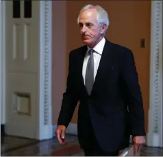  ?? CAROLYN KASTER / AP ?? Sen. Bob Corker, R-tenn., is chairman of the Senate Foreign Relations Committee. Last week, Corker said he would withhold approval of U.S. weapons sales to several Middle Eastern allies until there is a clear path for settling a diplomatic crisis with...