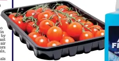  ?? BLACK FOOD TRAYS ?? MOST black trays used for ready meals, meat and fruit end up in incinerato­rs or landfill. The colour makes them invisible to the infra-red sorting systems in recycling plants. Even when they can be recycled, the plastic is low value as it can’t be...