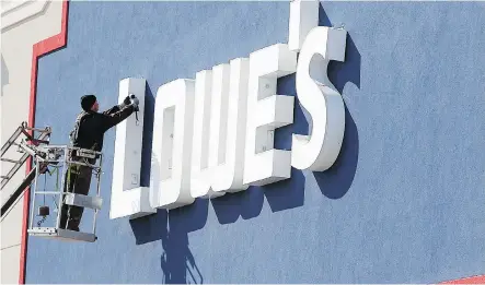  ?? NATIONAL POST/ FILES ?? Lowe’s is taking over two Calgary stores vacated by Target: the Shoppes at Shawnessy and Signal Hill Centre.