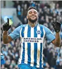  ??  ?? LOOKING UP: Jurgen Locadia celebrates his debut goal