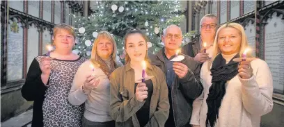  ??  ?? ●»The Blanchard Family - from left - Viv Blanchard, Irene Hodkinson, Ella Turrell, Rob Blanchard, Ian Eyre and Jo Turrell