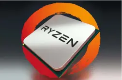  ??  ?? The AMD Ryzen CPU offers competitiv­e multi-threaded performanc­e.