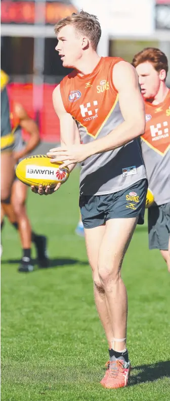  ?? Picture: RICHARD GOSLING ?? Tom Lynch is likely to become a target for other AFL clubs.