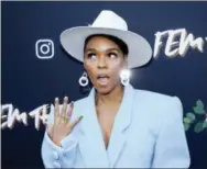  ?? DANNY MOLOSHOK—ASSOCIATED PRESS ?? Janelle Monae poses at the “Fem The Future” brunch to celebrate nominated women in music at Ysabel on Friday, Feb. 8, 2019, in West Hollywood, Calif.