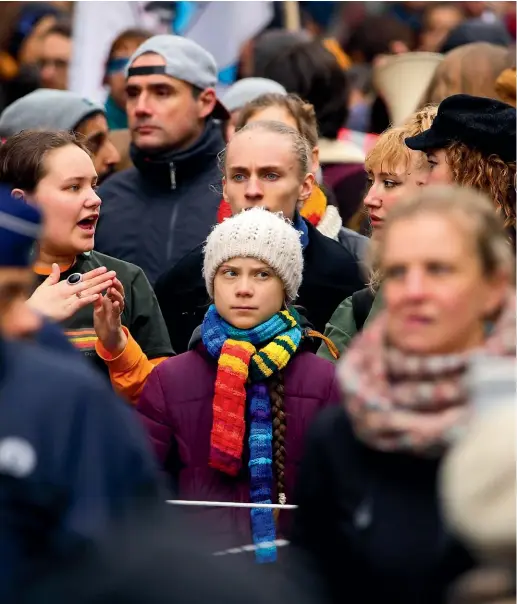  ?? AP ?? For a time, Swedish climate activist Greta Thunberg, refused to eat and speak, and was eventually diagnosed with an eating disorder, selective mutism and Asperger’s.