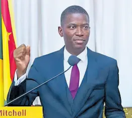  ?? ?? Prime Minister of Grenada Dickon Mitchell.