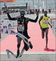  ?? Picture: GETTY IMAGES ?? MILESTONE: British runner Mo Farah won the 5 000 metres at the Birmingham Indoor Grand Prix on Saturday