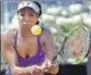  ?? AFP ?? Venus Williams moved into the quarterfin­als of the Italian Open after beating Johanna Konta.
