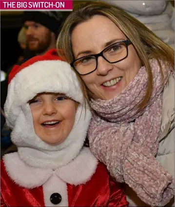  ?? Pics: Ken Finegan/ Newspics ?? Conall and Karen Varley at the turning on of the Christmas Lights in Blackrock.