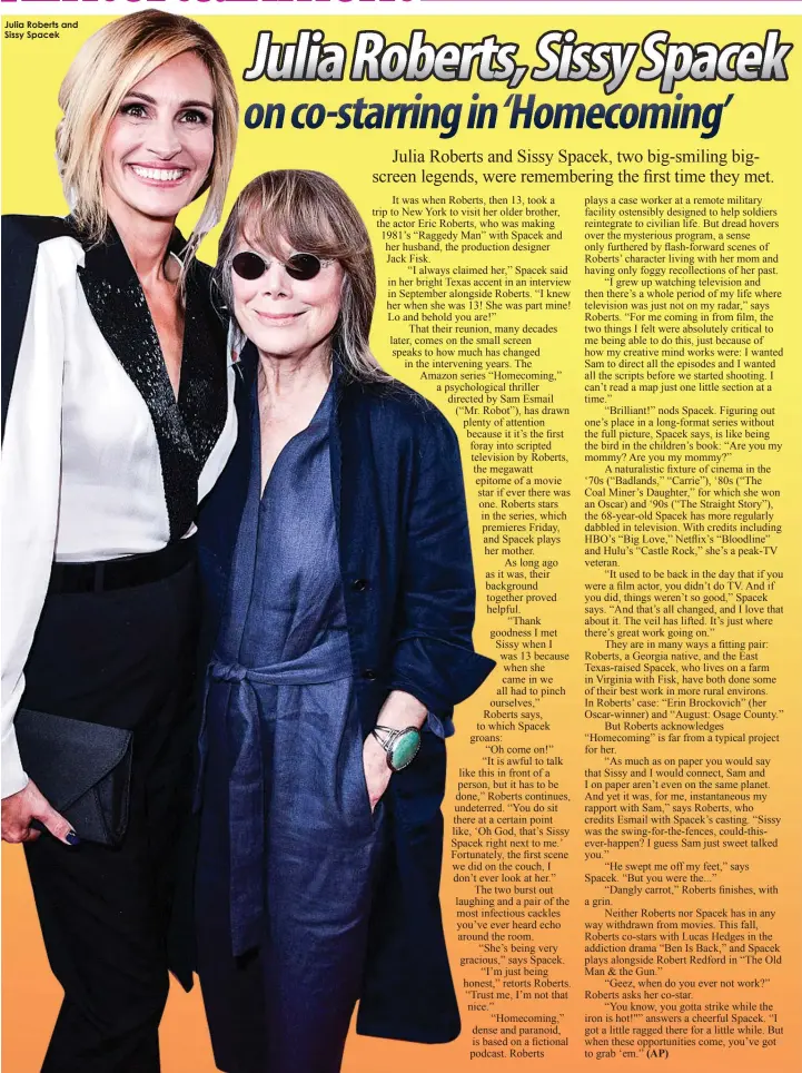 Julia Roberts, Sissy Spacek on 'Homecoming' - PressReader