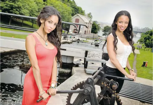  ?? CHRIS MIKULA/OTTAWA CITIZEN ?? Vanessa Morgan, left, and Celina Mziray are sisters competing as a team in Amazing Race Canada, which premieres Monday at 9 p.m.