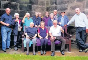  ?? Holy Trinity Bickerstaf­fe church members who completed the tidy-up ??