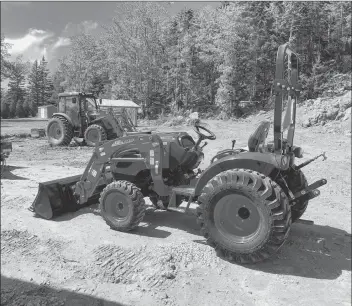  ??  ?? Fundraisin­g is underway by the Yarmouth County Trail Developmen­t Associatio­n for a new tractor. The Kioti 25 horsepower 4x4 with front-end loader will be used for grading the 87-kilometre trail and mowing the shoulders.