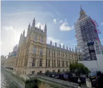  ?? AFP ?? The Houses of Parliament, also known as the Palace of Westminste­r, is seen in this file photo taken on October 30, 2017. —