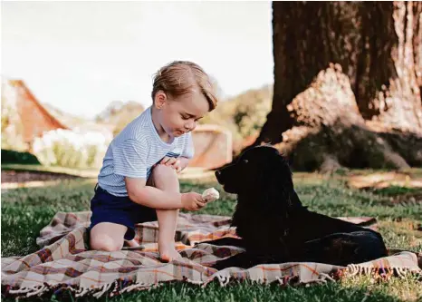  ?? PHOTO: AP ?? Prince George of Cambridge at the family’s Norfolk home in mid 2016.