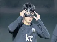  ?? REUTERS ?? South Korea’s Son Heung-Min during training.