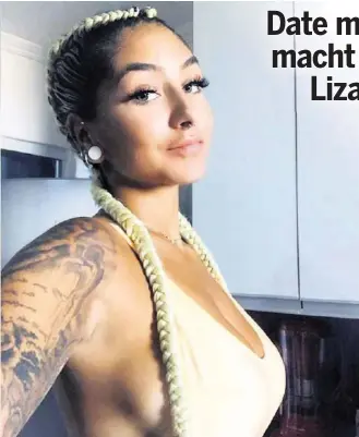  ?? INSTA ?? Neymar schweigt, doch Liza (20) sagt über die Zeit mit dem Fussballst­ar, sie sei schön gewesen.