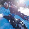  ?? ROCKIES HELI CANADA ?? Rockies Heli Canada offers heli snowshoe tours for two or groups.