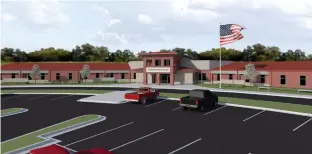  ?? Submitted illustrati­on ?? Above is a rendering of a proposed Texarkana, Ark., School District middle school.