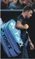  ??  ?? Stan Wawrinka is out in Melbourne but not disappoint­ed