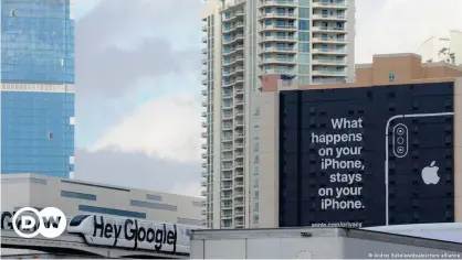  ??  ?? Apple has long emphasized its stance on privacy in its adverts