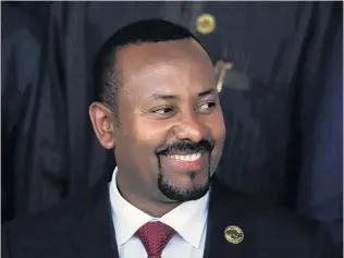  ?? PHOTO: REUTERS ?? Ethiopia’s Prime Minister Abiy Ahmed is considered inflexible and confrontat­ional.