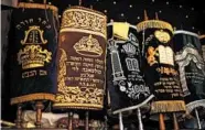  ?? MISHAEL SIMS/AP ?? The Torah scrolls in the ark of Em Habonim Synagogue of Casablanca, Morocco.