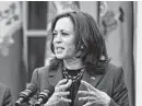  ?? Alex Brandon / Associated Press ?? President Joe Biden named Vice President Kamala Harris as the point person for immigratio­n.