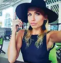  ??  ?? Sui social Ewelina Osinska, 34 anni