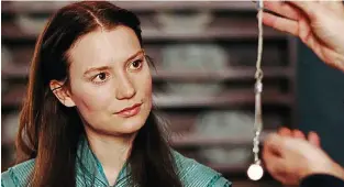  ??  ?? hypnotic: Mia Wasikowska as the title character in the uneven Madame Bovary