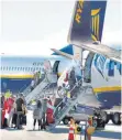  ?? FOTO: OH ?? Ryanair in Memmingen.