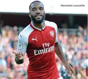  ??  ?? Alexandre Lacazette