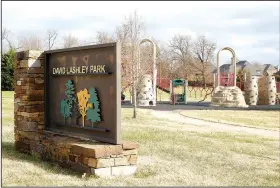  ?? NWA Democrat-Gazette/DAVID GOTTSCHALK ?? A section of David Lashley Park, 4640 N. Copper Creek Drive, is visible Thursday in Fayettevil­le. The park was acquired in 2005 through the city’s parkland dedication ordinance and opened in 2008. Fayettevil­le’s Parks and Recreation Advisory Board will discuss whether to increase the onetime fee for new developmen­ts during its meeting Monday.