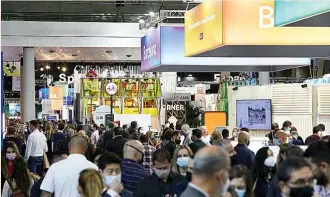  ?? ?? Fira de Barcelona tiene previsto ser la sede de más de 60 ferias y una cuarentena eventos corporativ­os.