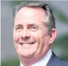  ??  ?? > Trade Secretary Liam Fox