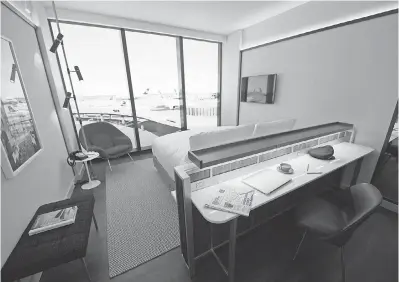  ?? USA TODAY ?? The TWA Hotel’s rooms will feature views of the airfield or the TWA Flight Center building.