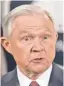  ??  ?? Jeff Sessions