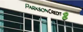  ??  ?? Parkson Credit Sdn Bhd is 70 per cent-owned by Hong Kong-listed Parkson Retail Group Ltd and 30 per cent by Parkson Holdings Bhd.