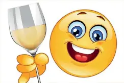  ?? RACHEL TREVELYAN/STUFF ?? Stuff designers have imagined what a new white wine emoji could look like.