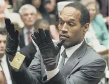  ??  ?? 0 On this day in1995 OJ Simpson was cleared of a double murder at the end of a nine-month trial
