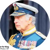  ?? Photo / AP ?? The waiting is over for King Charles III.