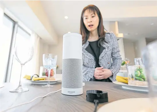  ?? ?? GHOST IN THE MACHINE: Alexa could soon be talking in the tones of loved but lost relatives.