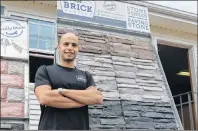  ?? TERRENCE MCEACHERN/THE GUARDIAN ?? Ali Younis is co-founder of the P.E.I. Brick Company – the only stone veneer and paving stone manufactur­er on the Island.