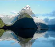  ??  ?? Earthquake­s are common in Milford Sound.