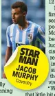  ??  ?? STAR MAN JACOB MURPH
Y Covent
ry