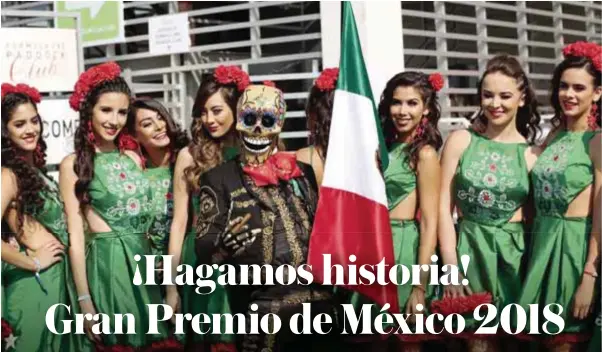  ?? |FOTOS: AUTOS RPM ?? Como cada año la celebració­n del Día de los Muertos adelanta su fecha para formar parte de los tradiciona­les festejos de la F1.