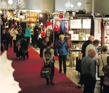  ??  ?? This year’s Circle Craft Christmas Market includes more than 60 vendors making their first appearance.