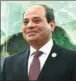  ??  ?? Abdel Fattah el-Sisi, Egyptian president