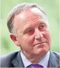  ??  ?? John Key